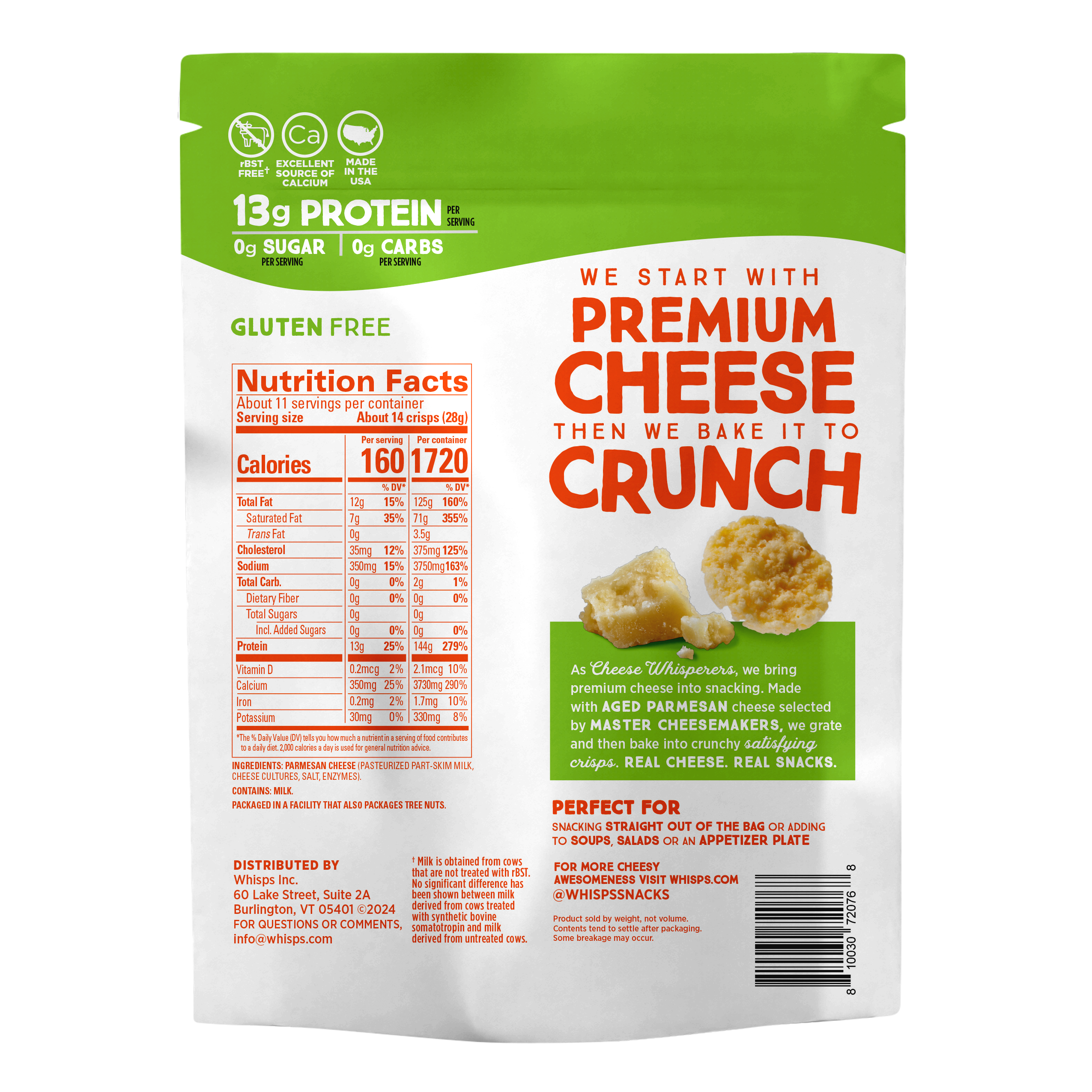 Parmesan Cheese Crisps 10.87 oz