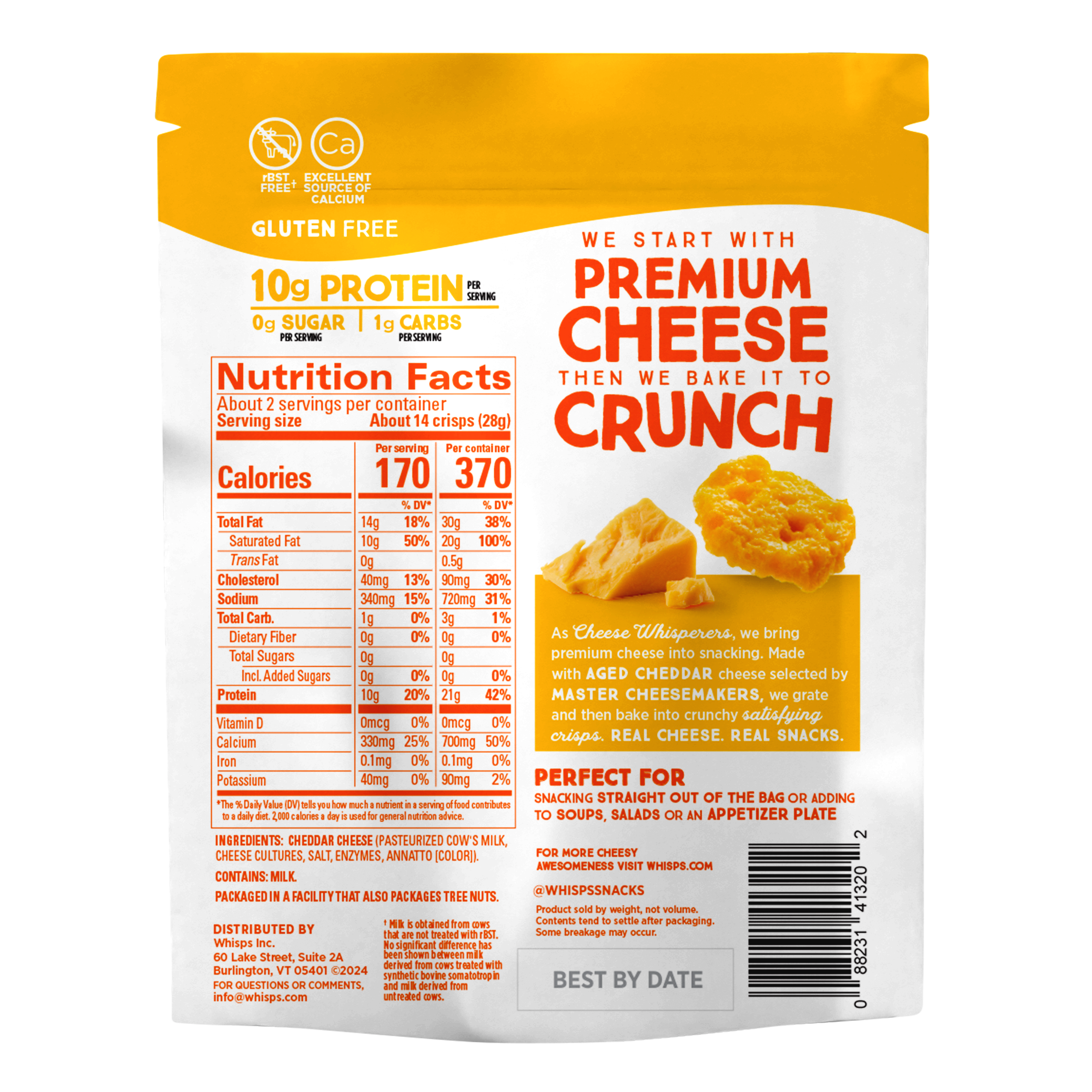 Cheddar Cheese Crisps 2.12 oz