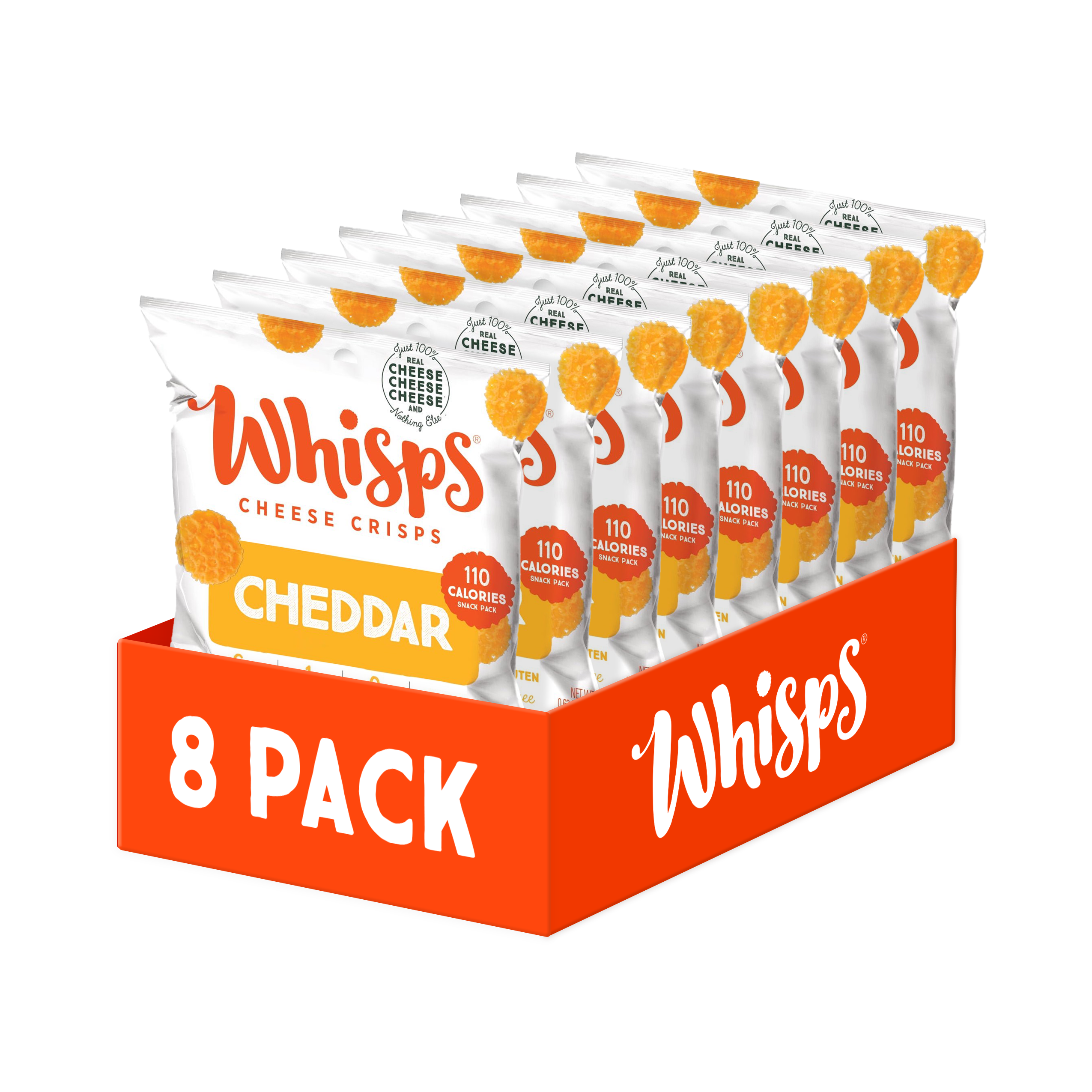 Cheddar Cheese Crisps 0.63oz • 8 Pack