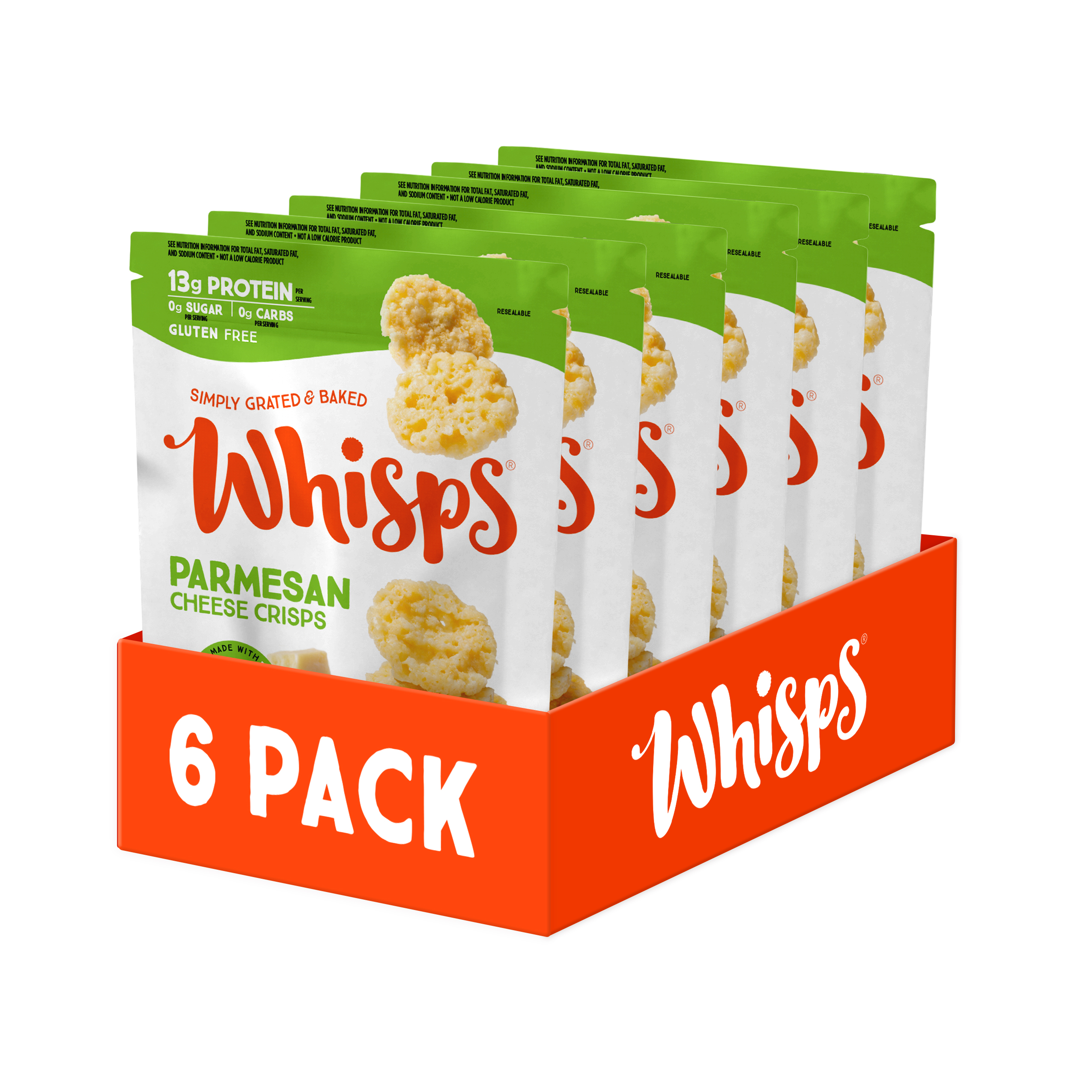 Parmesan Cheese Crisps 2.12 oz • 6 Pack