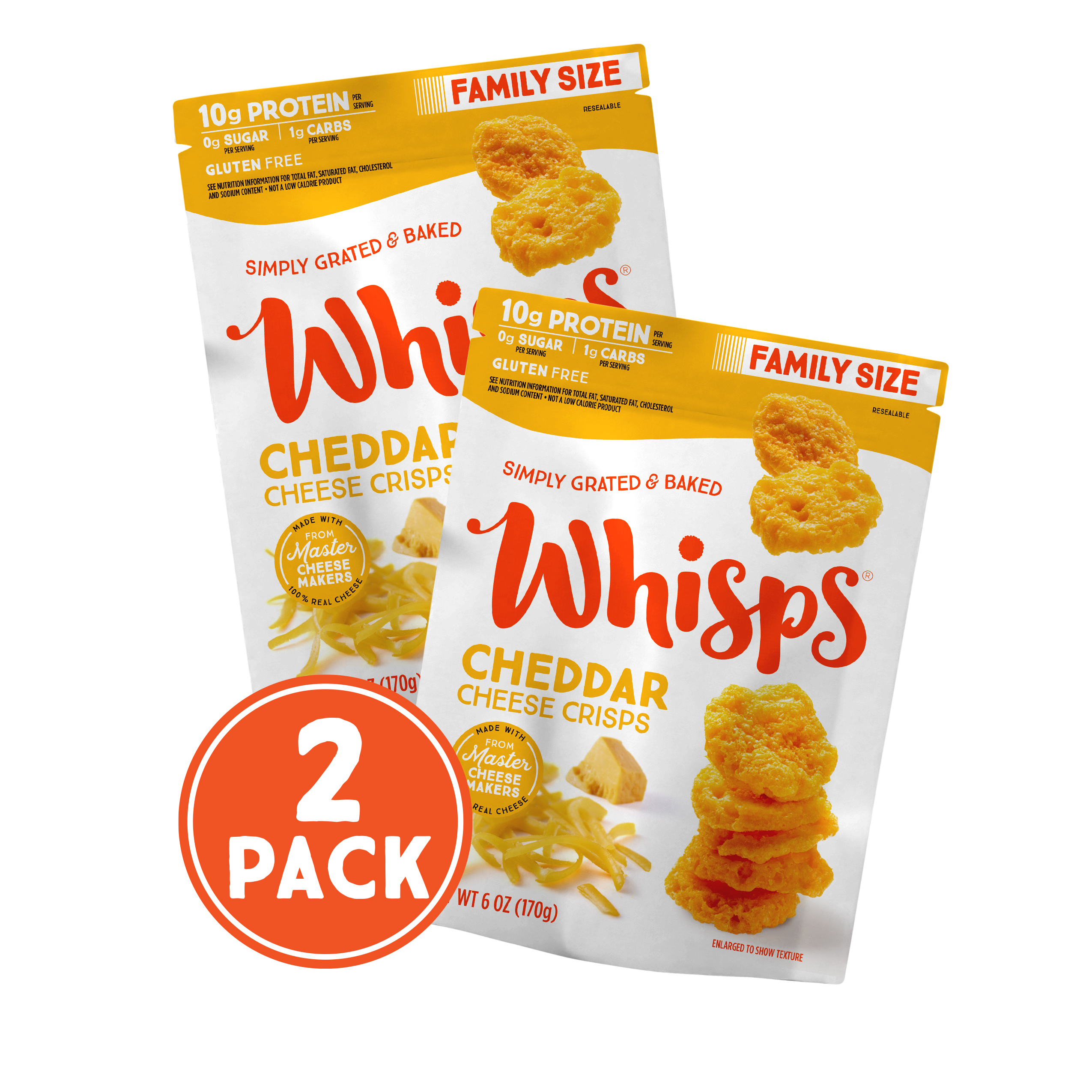 Cheddar Cheese Crisps 6 oz • 2 Pack