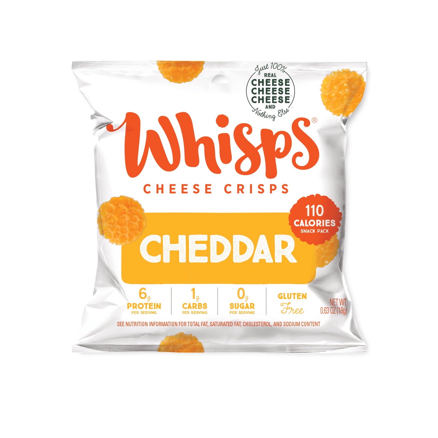 Cheddar Cheese Crisps 0.63oz • 8 Pack