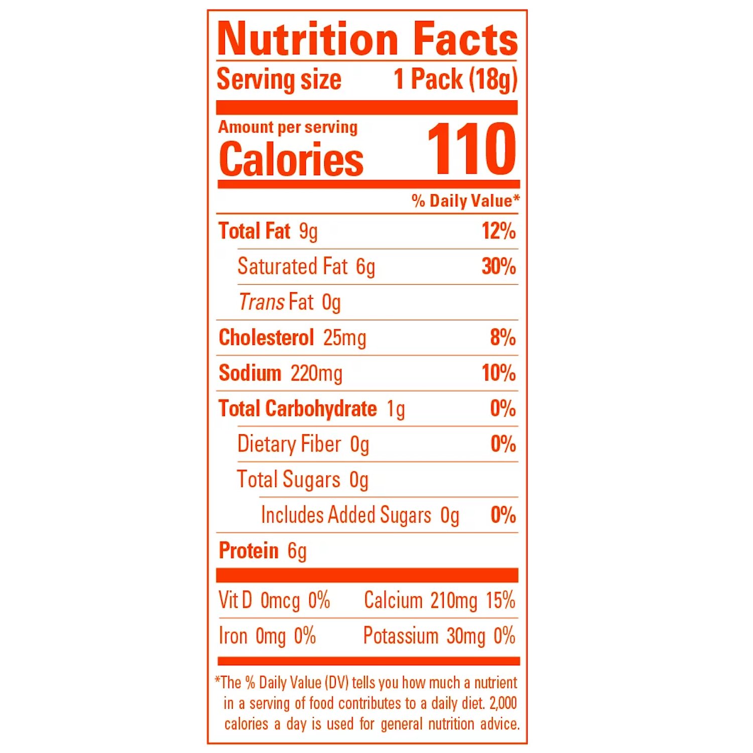 Cheddar Cheese Crisps 0.63oz • 8 Pack